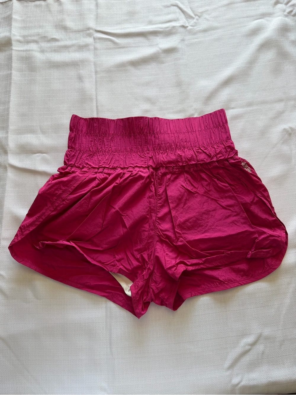 Free People Fuchsia The Way Home Running Shorts